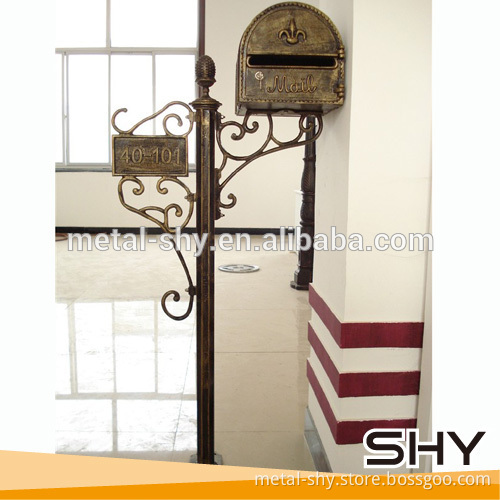 Outdoor Cast Aluminum Mail Box